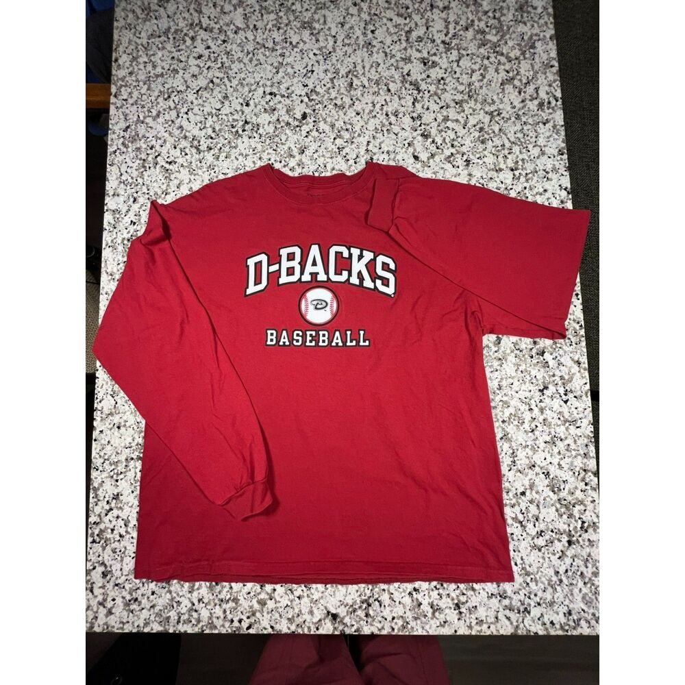 Arizona Diamondbacks D-Backs Baseball long sleeve shirt in classic team red.